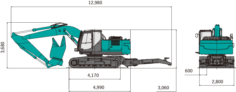 sk210d-10 多功能解体机